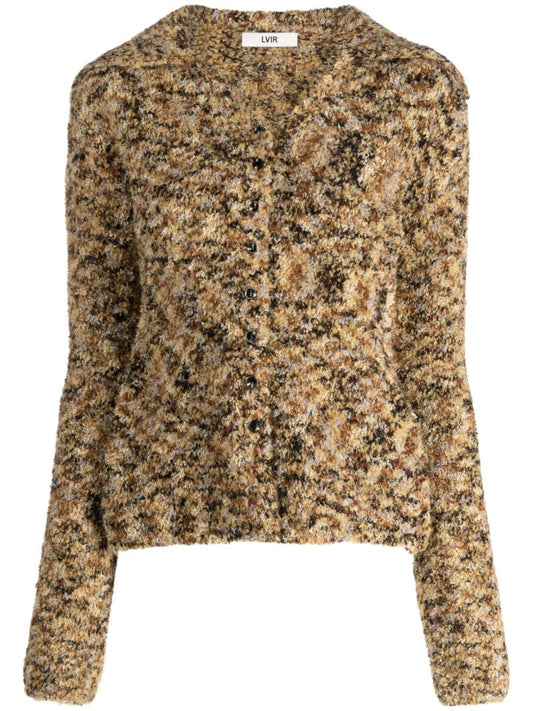 Neutral Marl Knit Cardigan