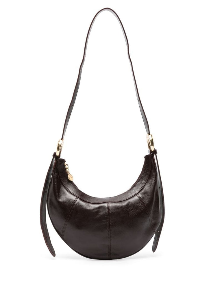 Red Eclips Leather Shoulder Bag