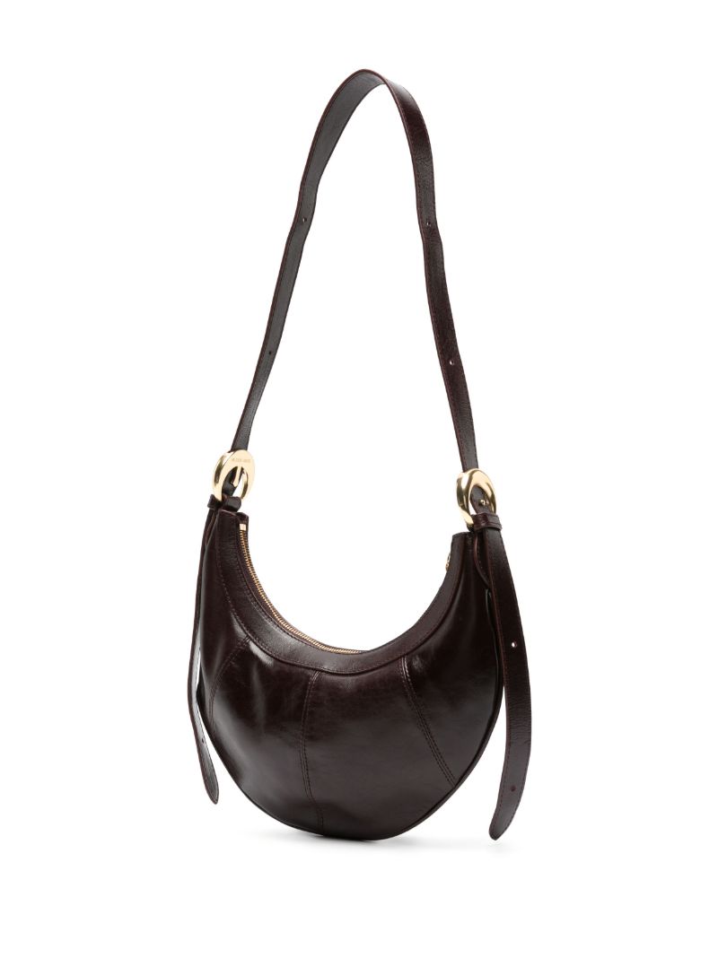 Red Eclips Leather Shoulder Bag