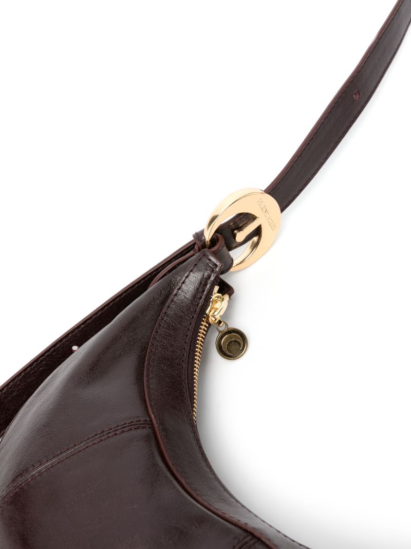 Red Eclips Leather Shoulder Bag