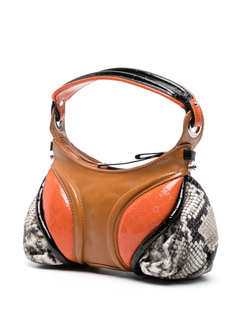 Brown Futura Mini Leather Tote Bag