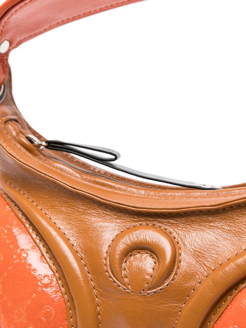 Brown Futura Mini Leather Tote Bag