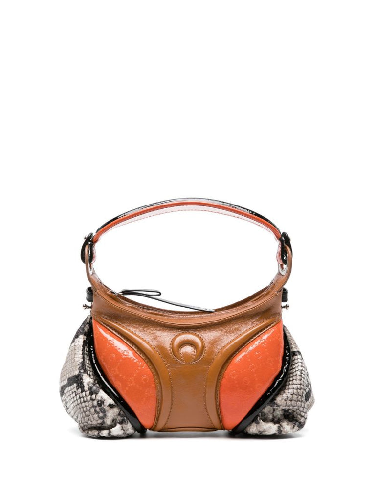 Brown Futura Mini Leather Tote Bag