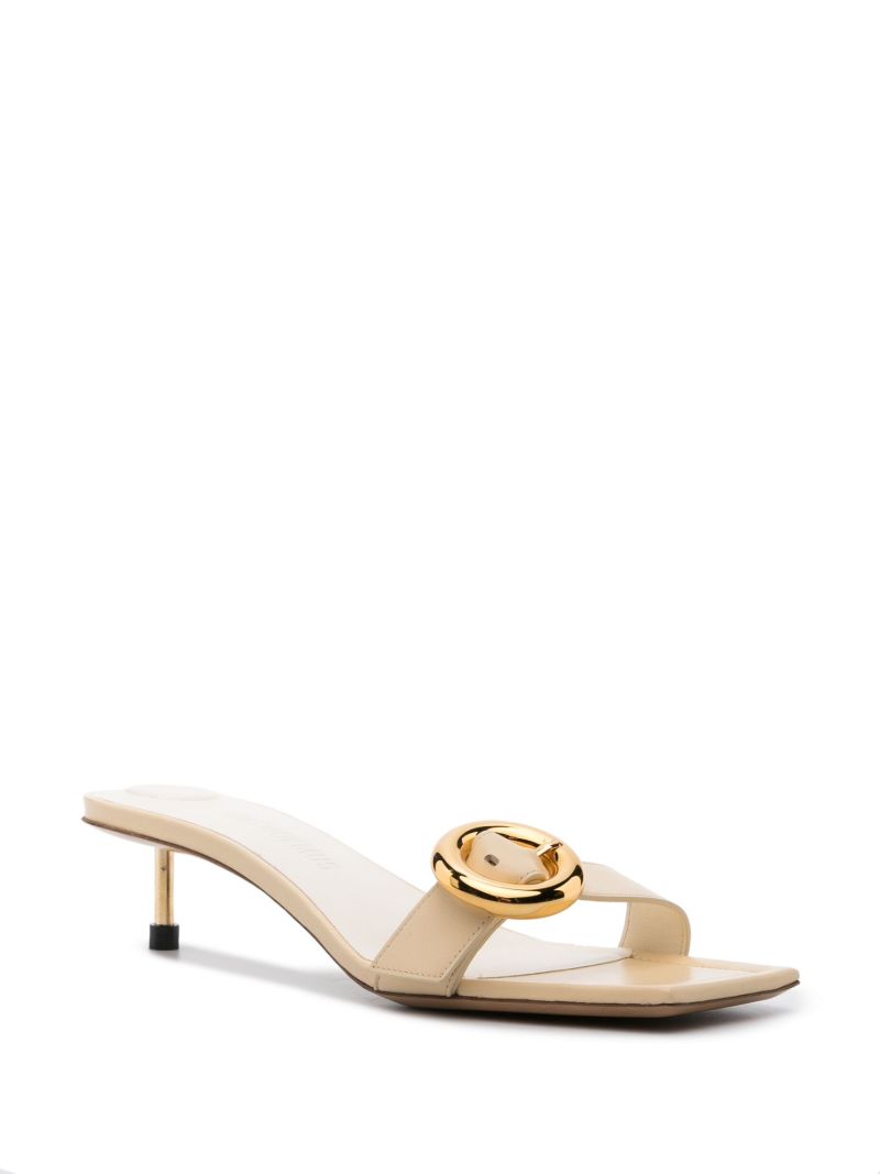 Neutral Les Sandales Regalo Basses 40 Leather Mules