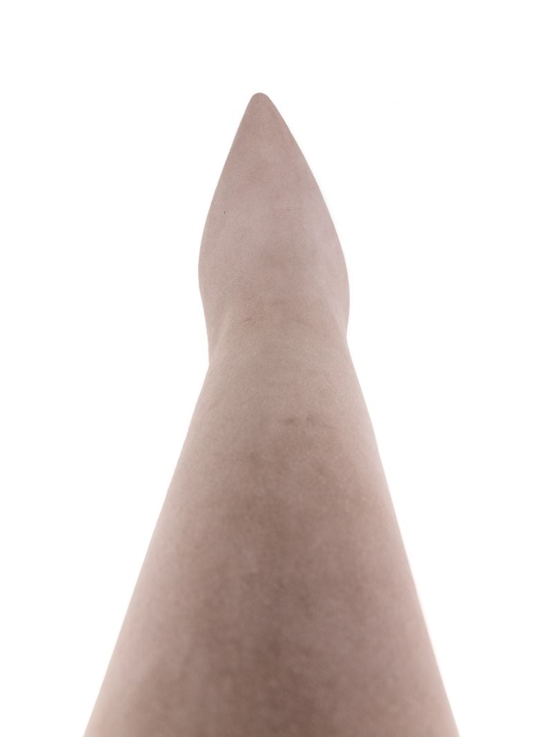 Neutral Matignon 75 Suede Knee-high Boots