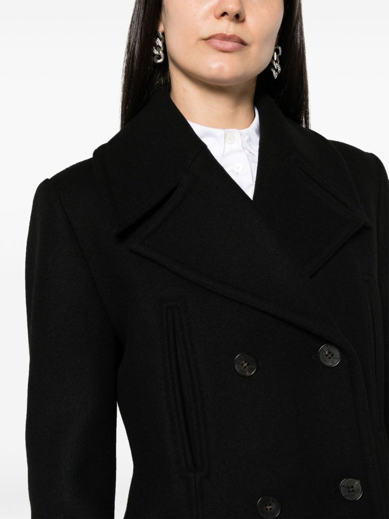 Black Double-breasted Coat