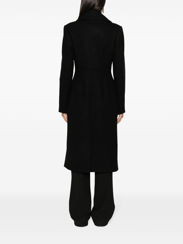 Black Double-breasted Coat