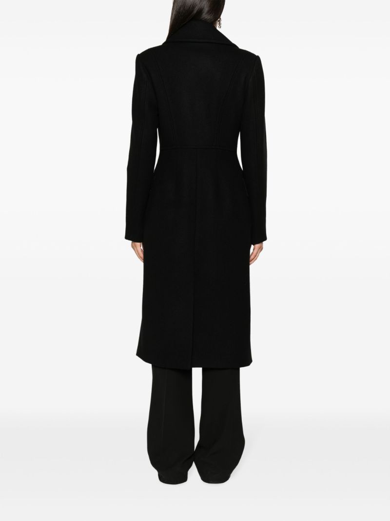 Black Double-breasted Coat
