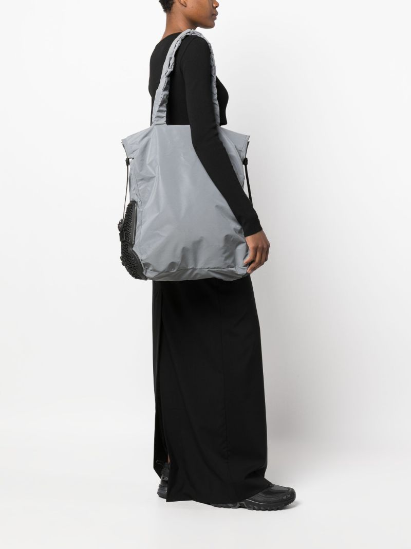Grey Object S04 Vertical Shopper Tote Bag