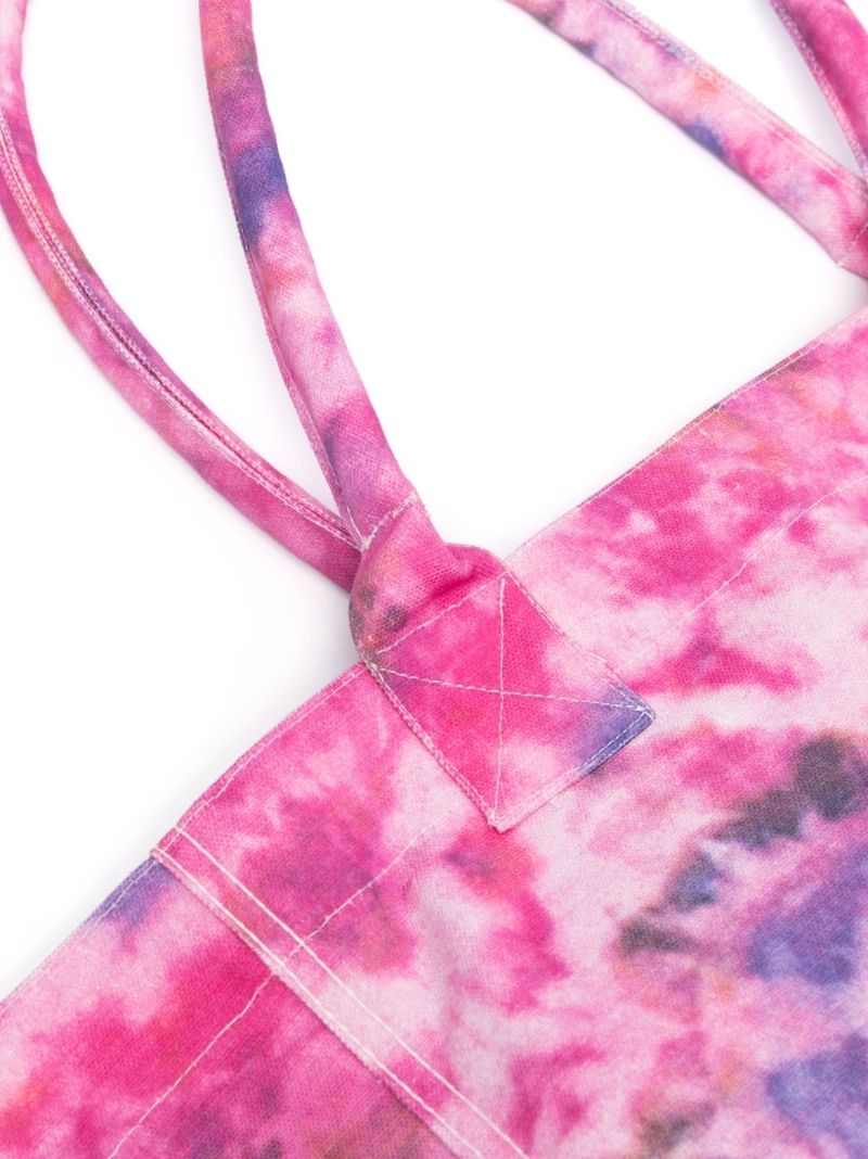 Pink Yenky Logo Print Tote Bag