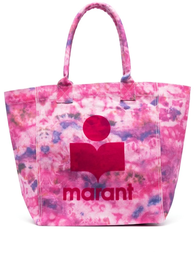 Pink Yenky Logo Print Tote Bag