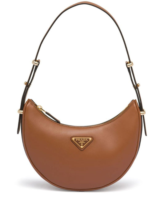 Brown ArquÃ_x0083_Â© Leather Shoulder Bag