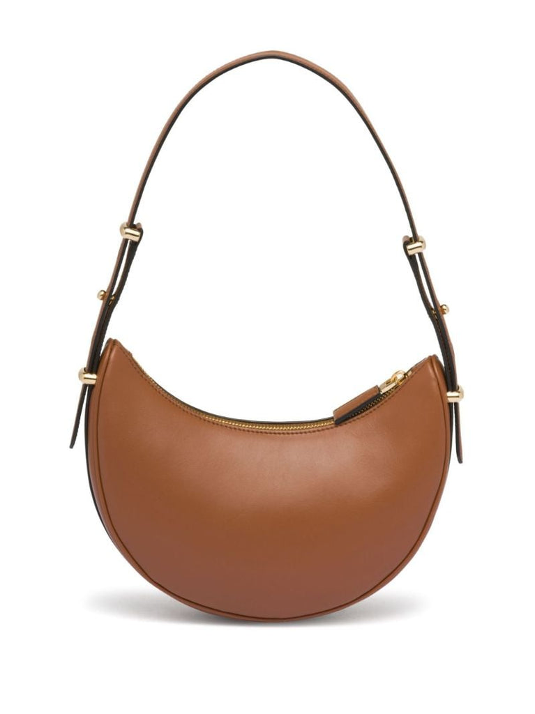 Brown ArquÃ_x0083_Â© Leather Shoulder Bag