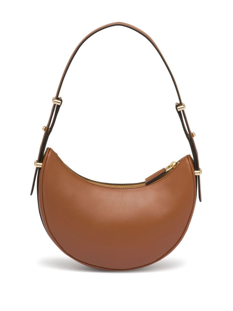 Brown ArquÃ_x0083_Â© Leather Shoulder Bag