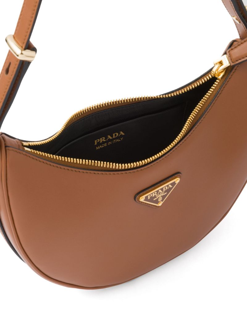 Brown ArquÃ_x0083_Â© Leather Shoulder Bag
