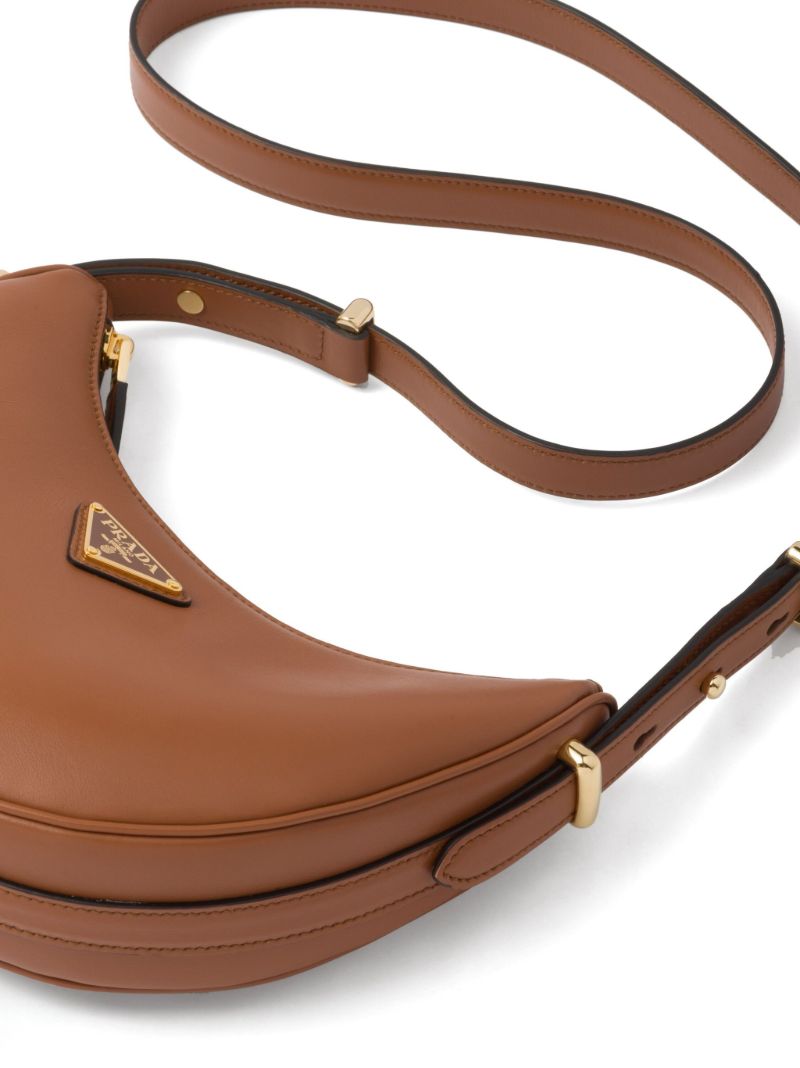Brown ArquÃ_x0083_Â© Leather Shoulder Bag