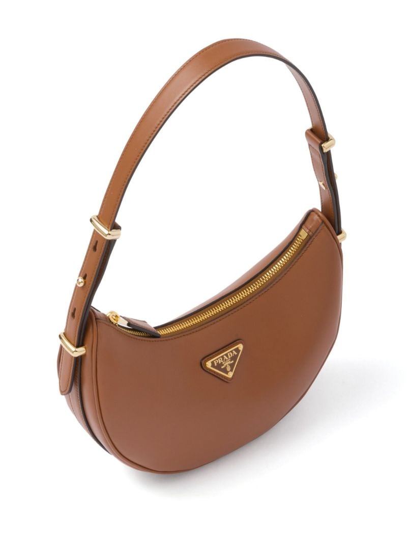 Brown ArquÃ_x0083_Â© Leather Shoulder Bag