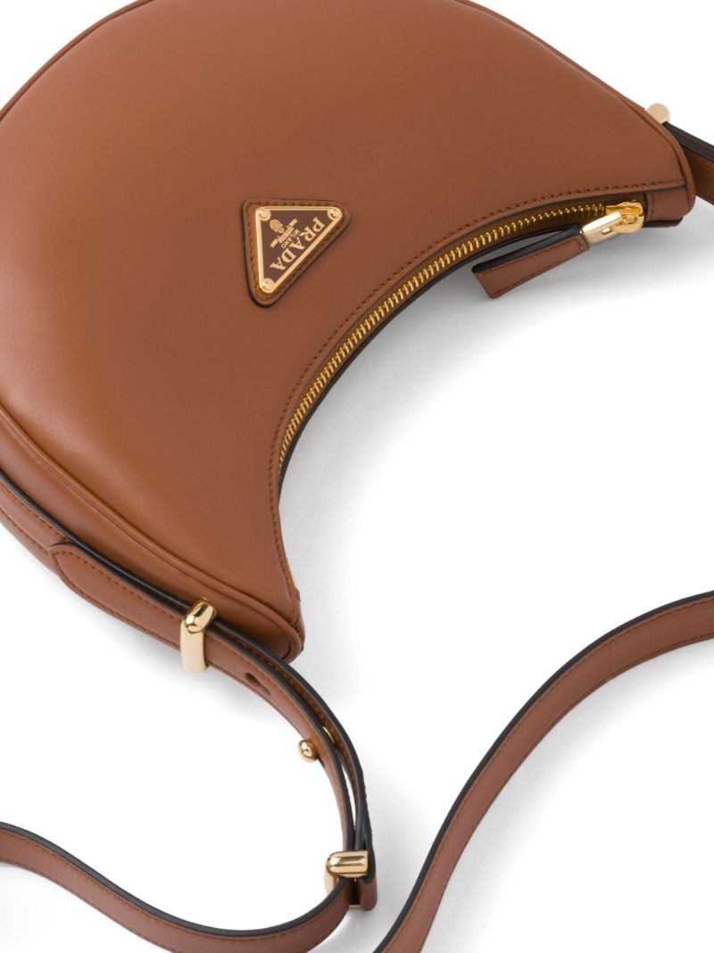 Brown ArquÃ_x0083_Â© Leather Shoulder Bag