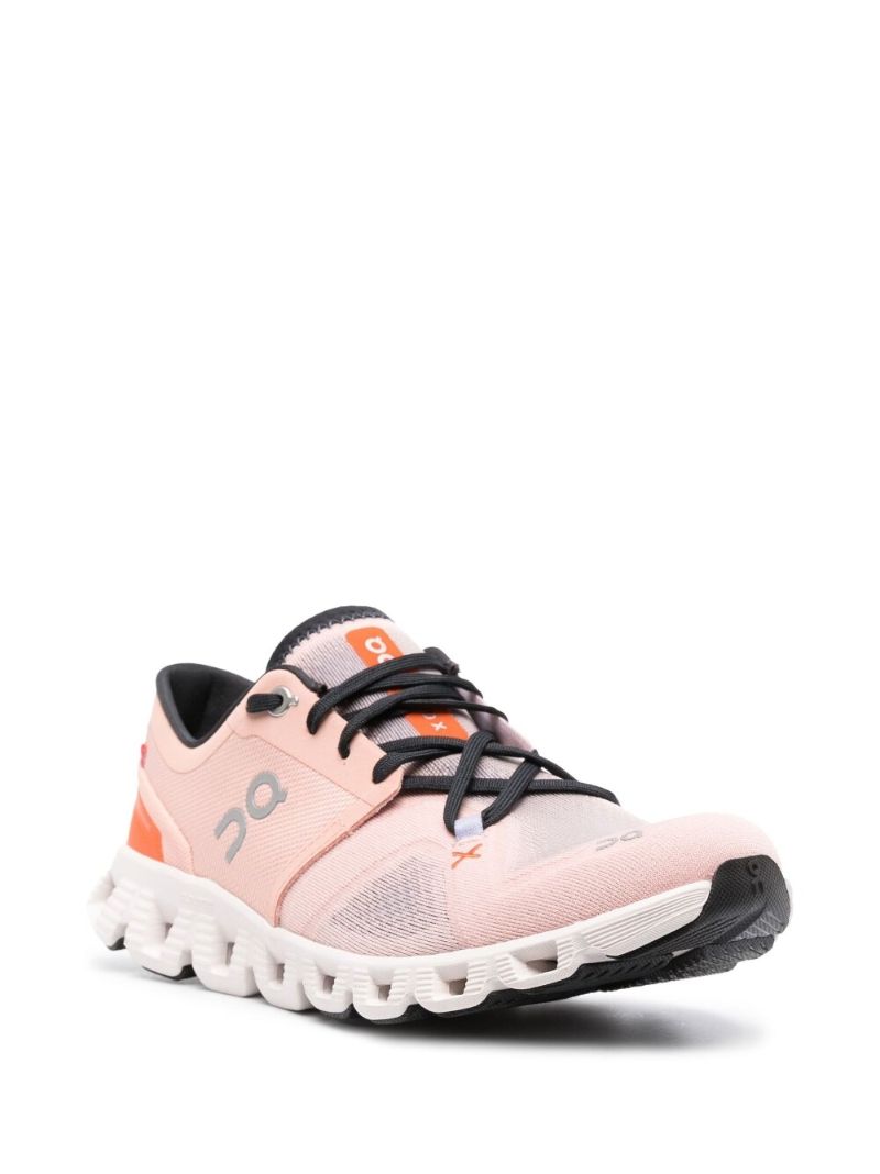 Pink Cloud X 3 Running Sneakers