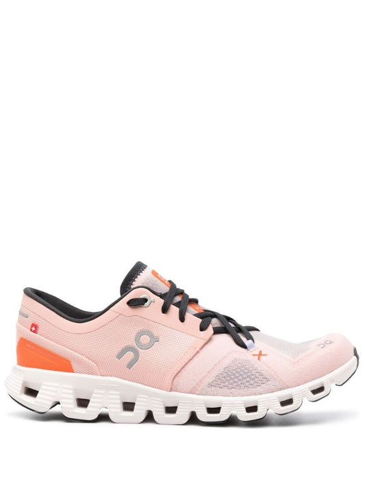 Pink Cloud X 3 Running Sneakers