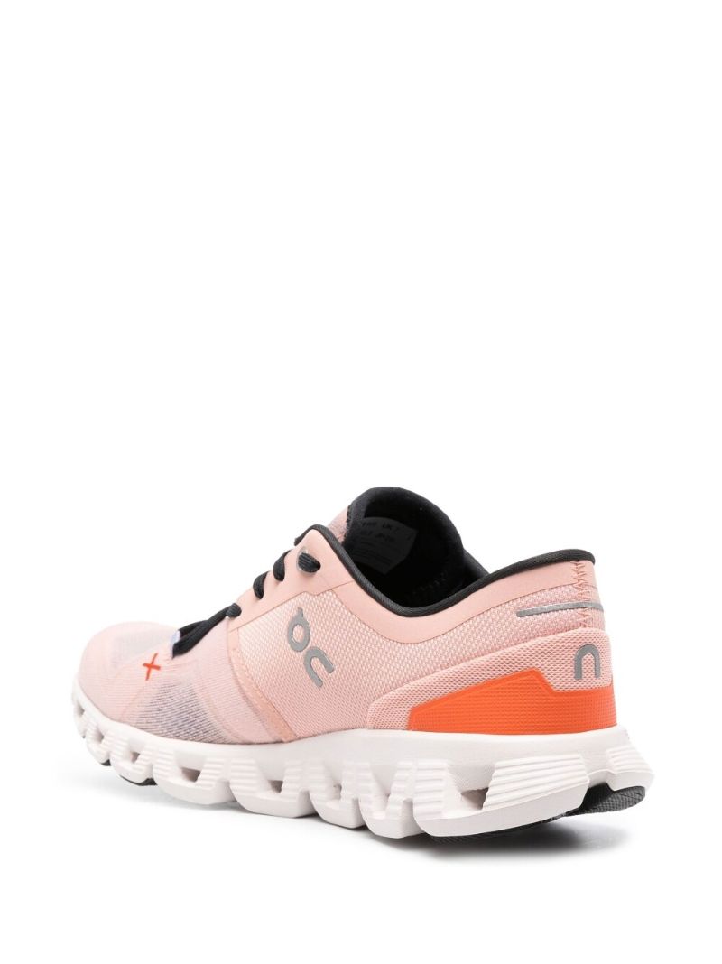 Pink Cloud X 3 Running Sneakers