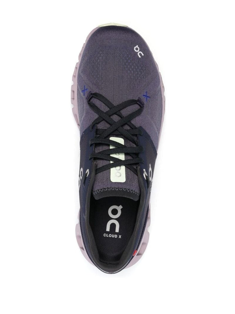 Purple Cloud X 3 Running Sneakers