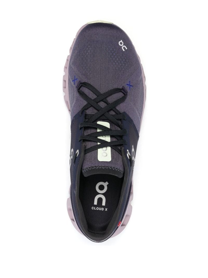 Purple Cloud X 3 Running Sneakers