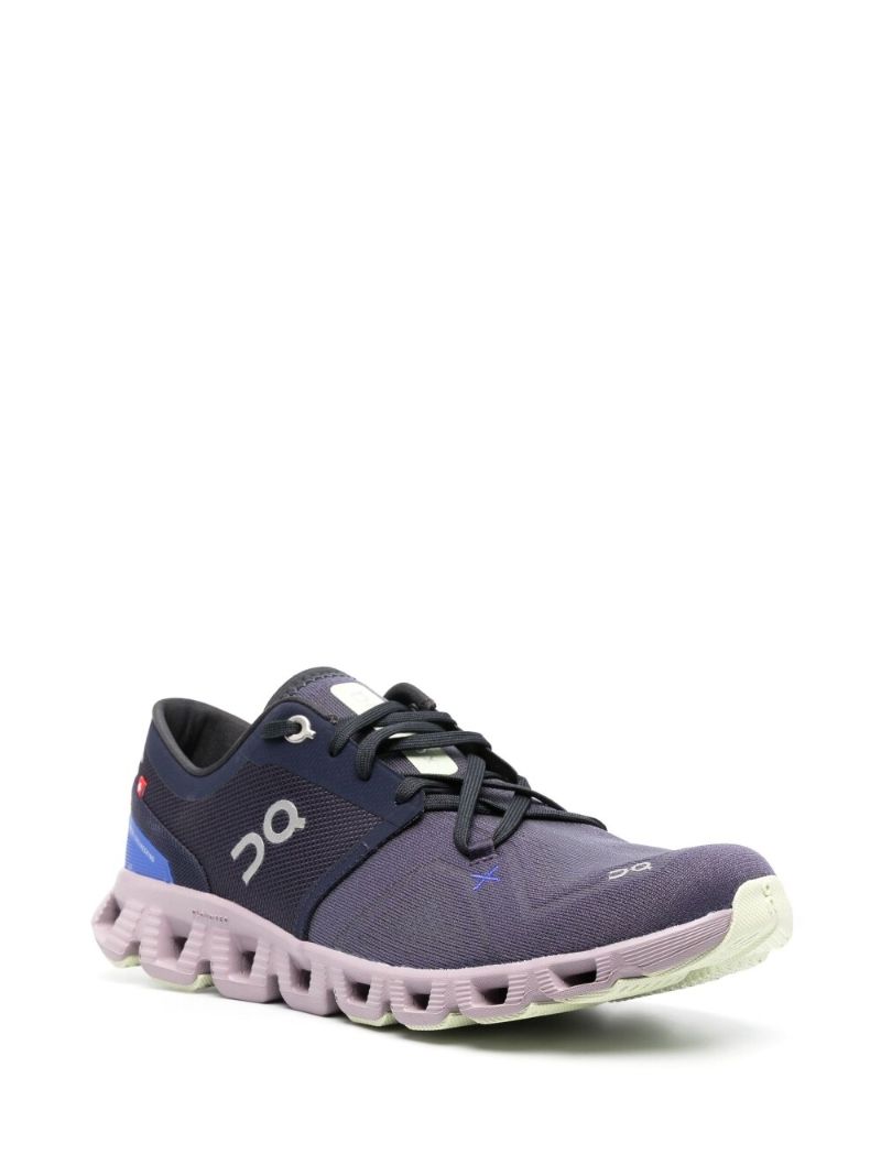 Purple Cloud X 3 Running Sneakers