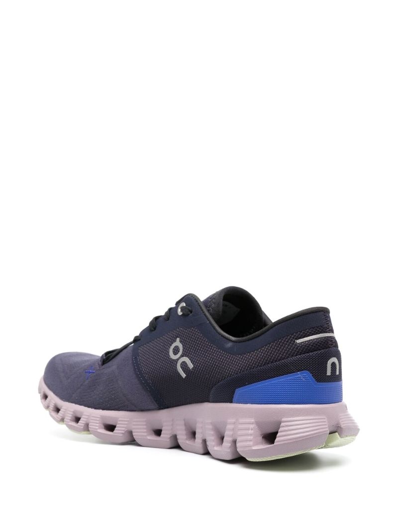 Purple Cloud X 3 Running Sneakers