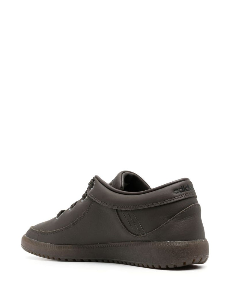 Brown Logo Patch Lace-up Sneakers