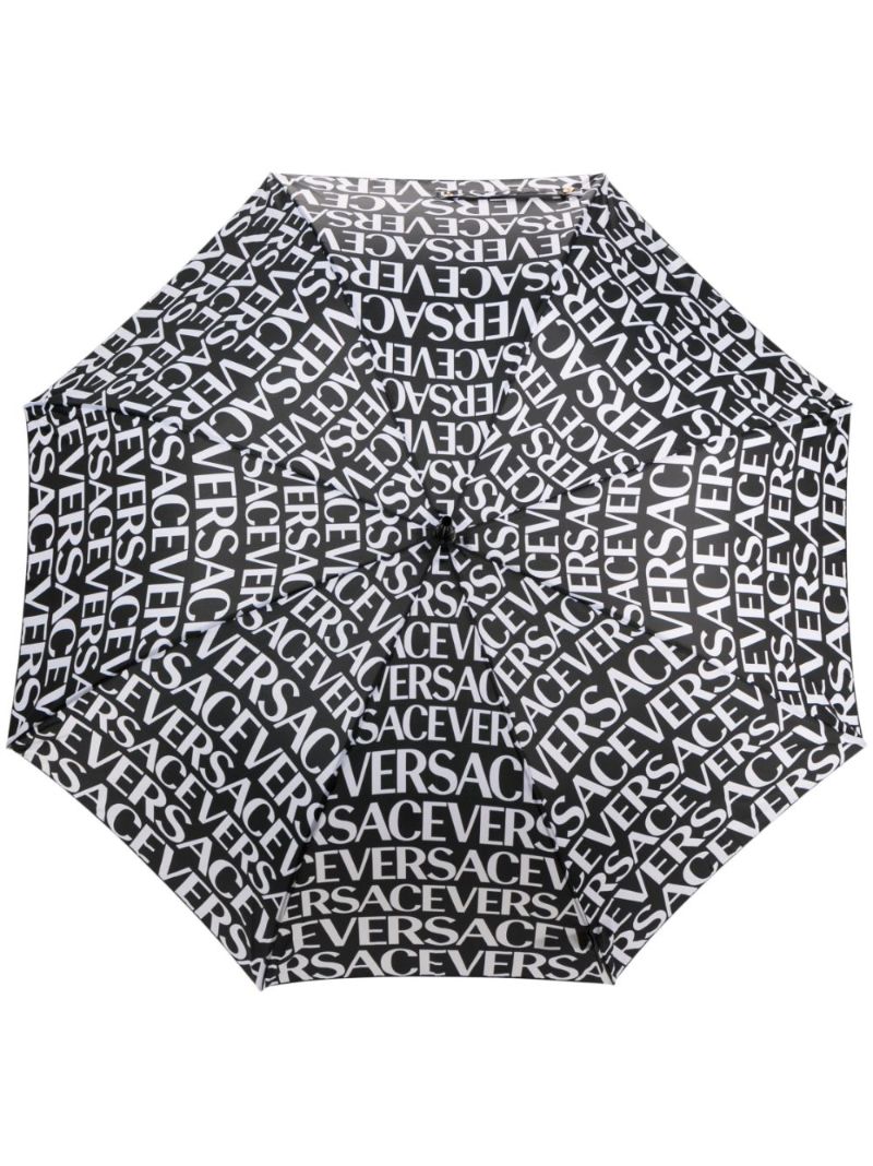 Black Versace Allover Umbrella