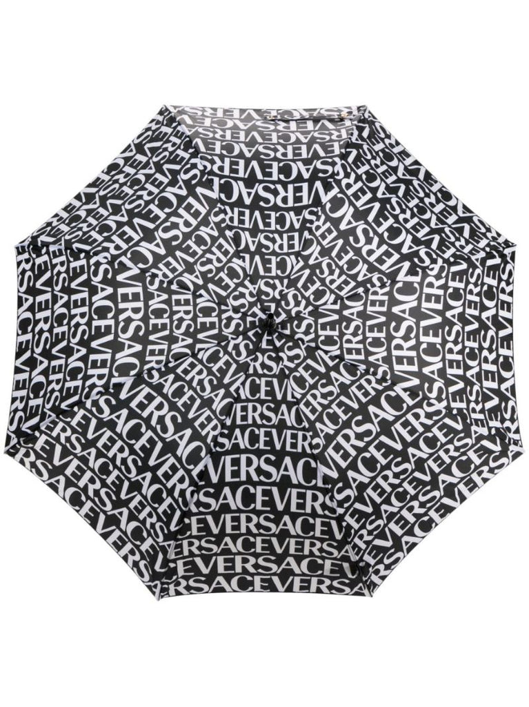 Black Versace Allover Umbrella