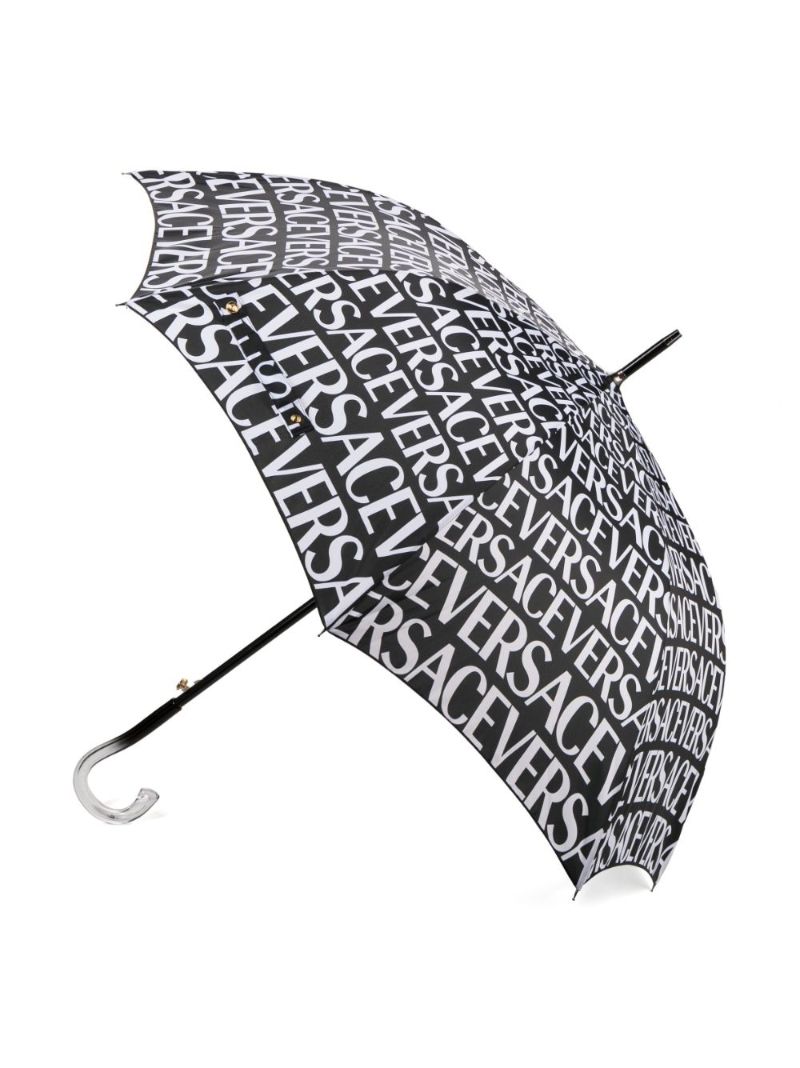 Black Versace Allover Umbrella