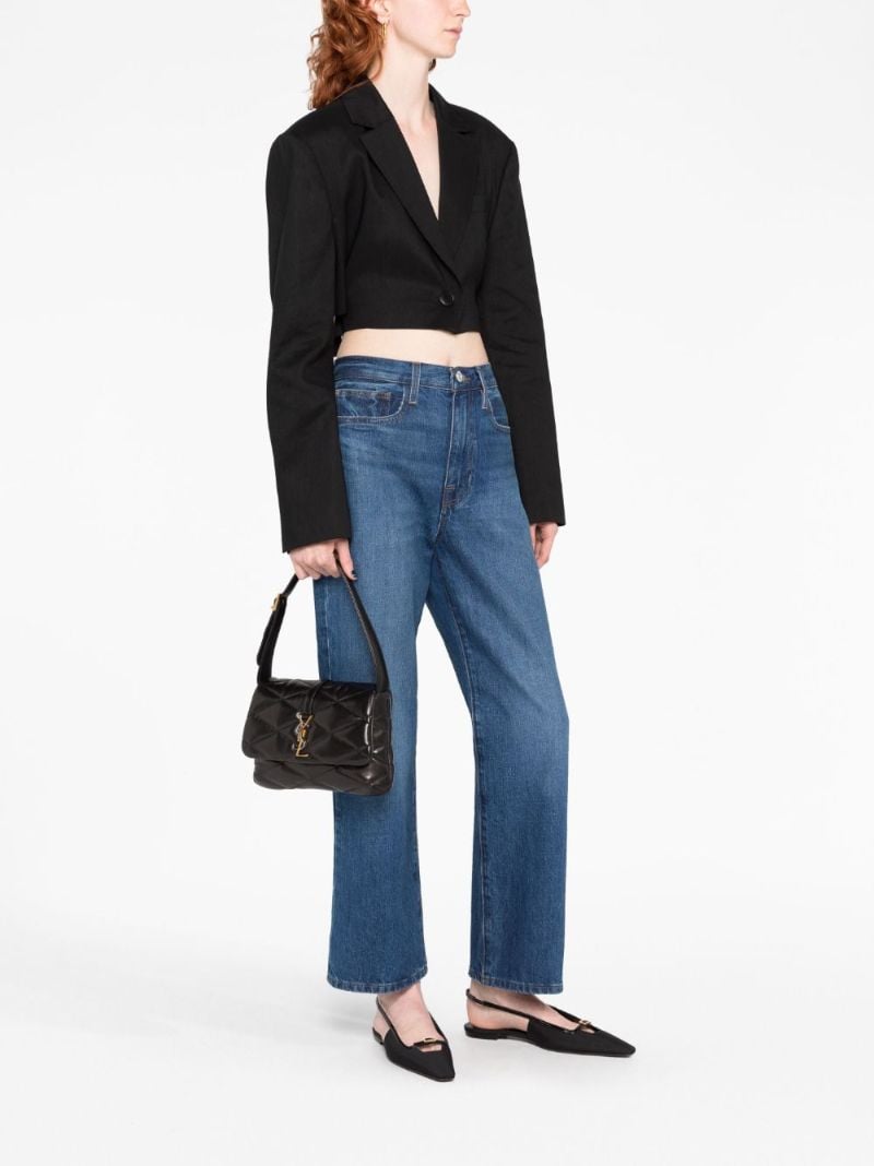 Black Le 5 Ã_x0083_â_x0082_¬ 7 Leather Shoulder Bag