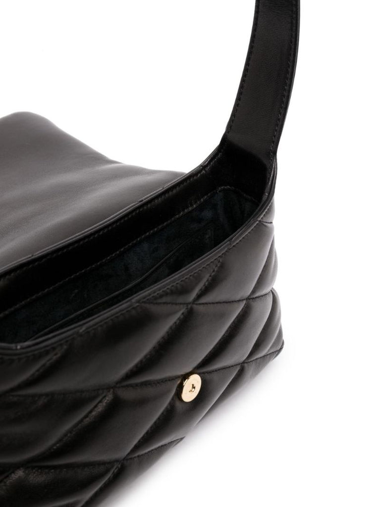 Black Le 5 Ã_x0083_â_x0082_¬ 7 Leather Shoulder Bag