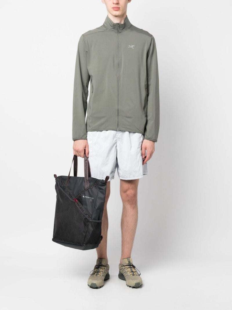 White Knee Length Shorts