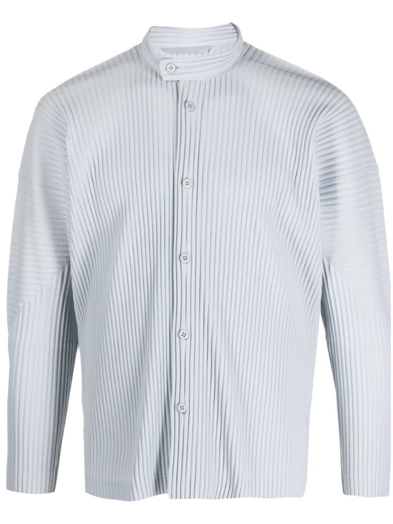 Grey Mc March Pleated Shirt