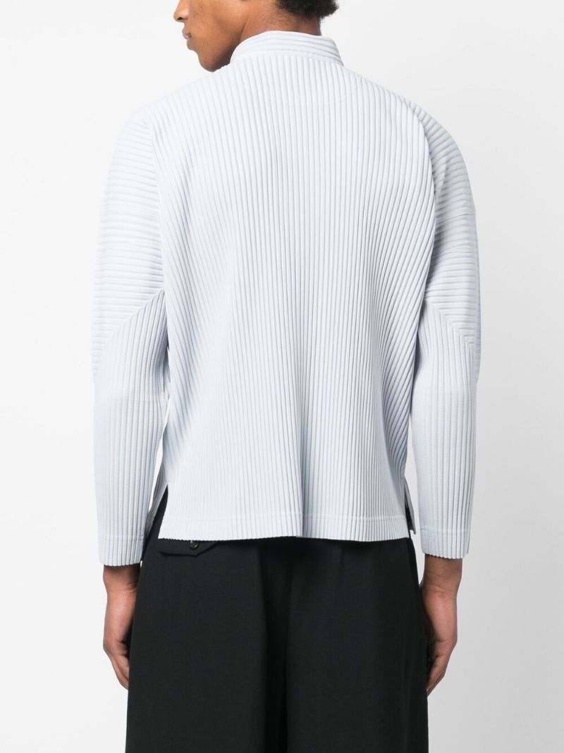 Grey Mc March Pleated Shirt