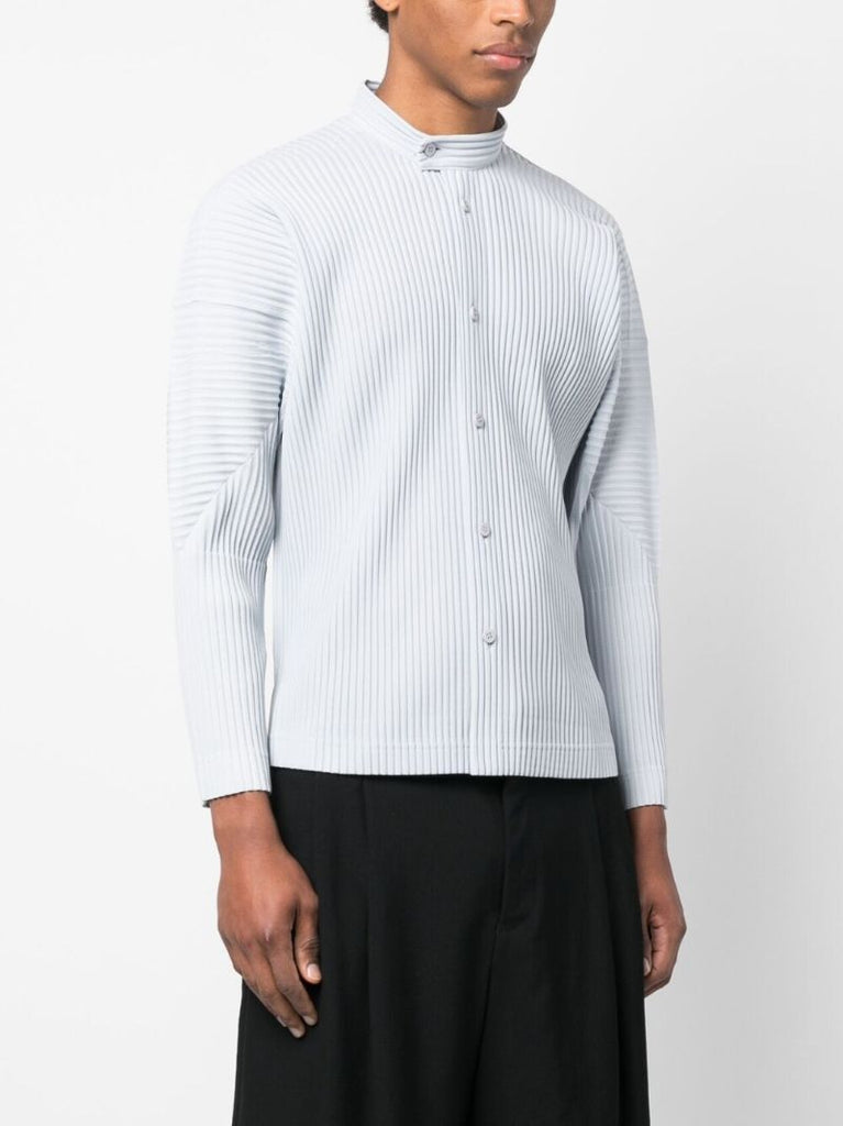 Grey Mc March Pleated Shirt