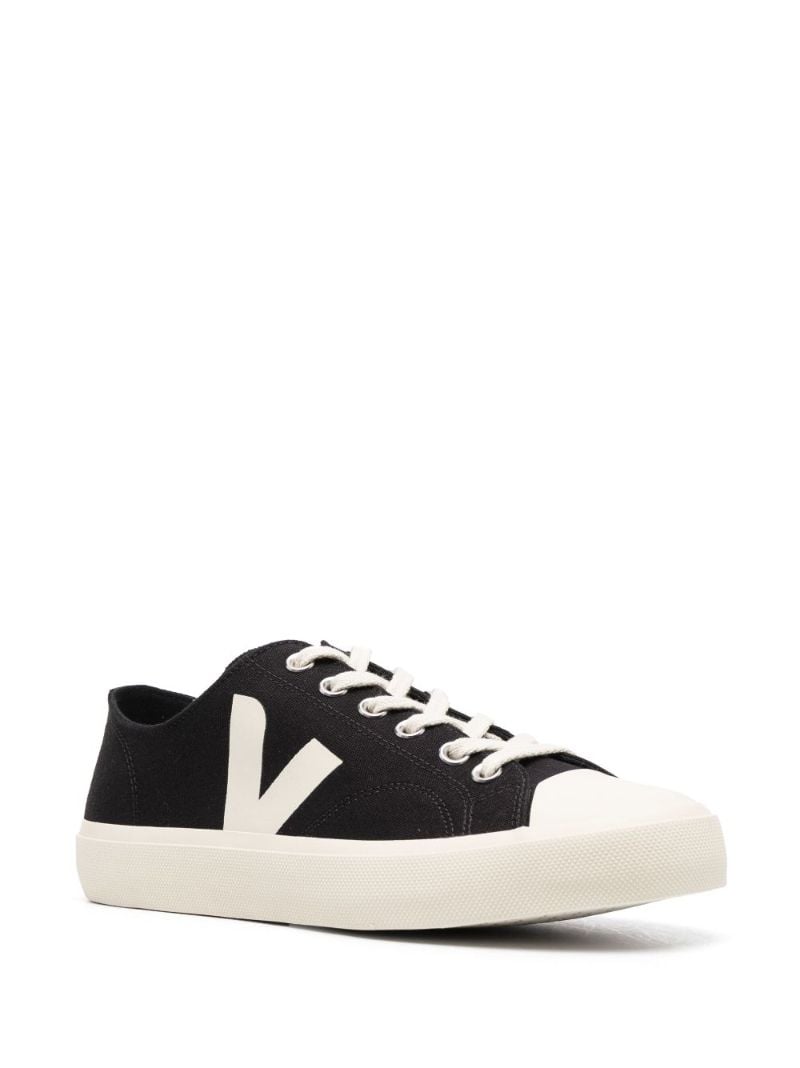 Black Wata Ii Pierre Canvas Sneakers