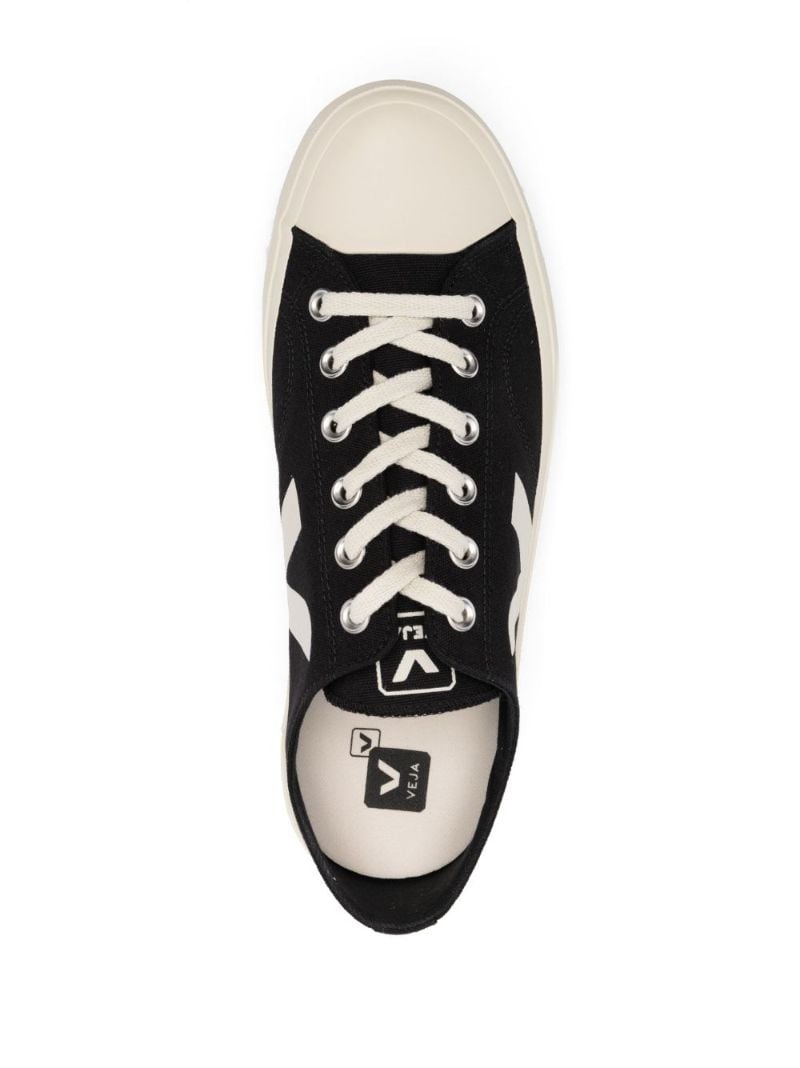 Black Wata Ii Pierre Canvas Sneakers