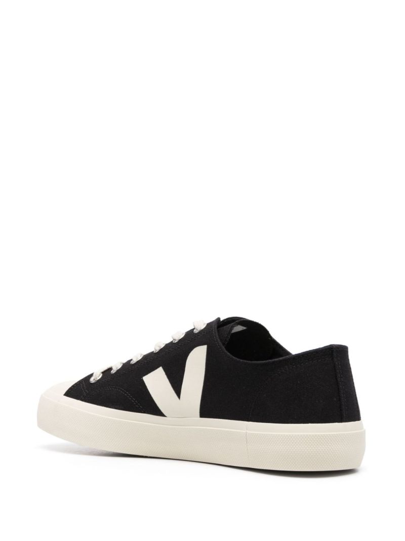 Black Wata Ii Pierre Canvas Sneakers