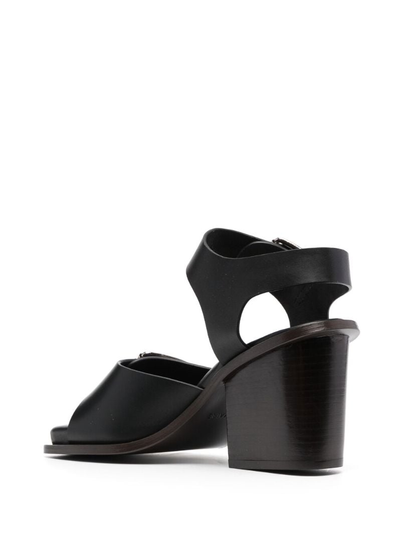 Black 80 Leather Sandals