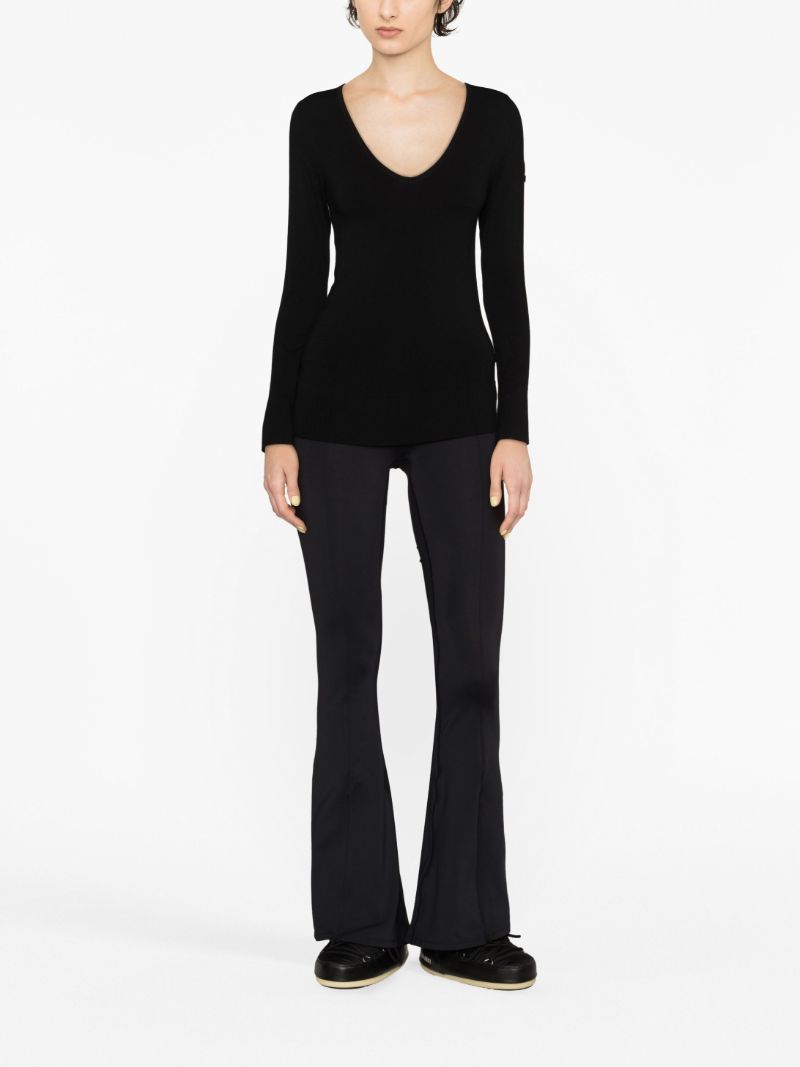 Black Troop Iii Modal-blend Top