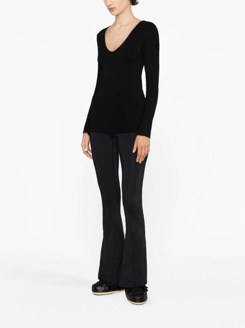 Black Troop Iii Modal-blend Top
