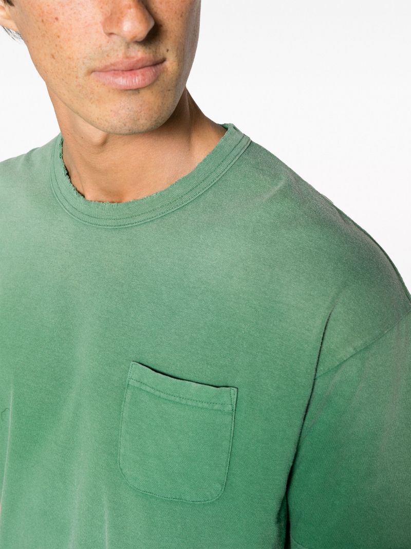 Green Jumbo Crash Cotton T-shirt