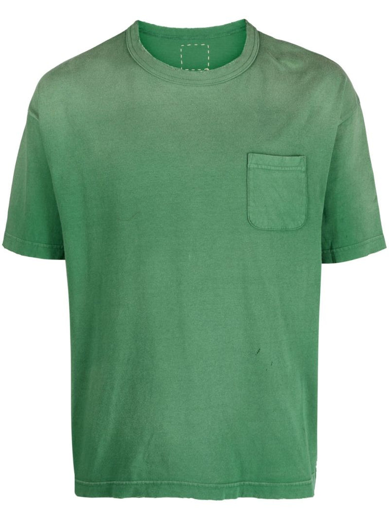 Green Jumbo Crash Cotton T-shirt