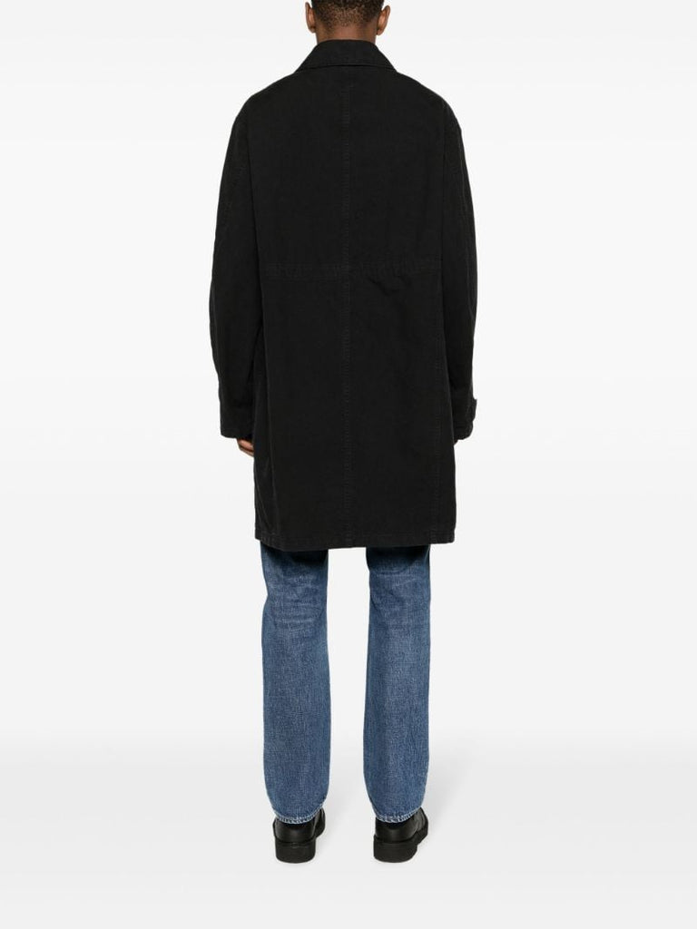 Black Pointer Cotton Coat