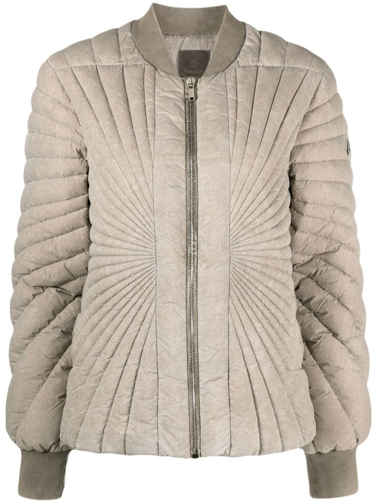 Neutral Radiance Flight Padded Bomber Jacket