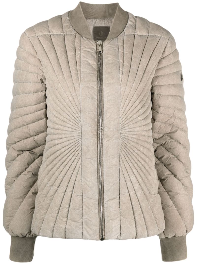 Neutral Radiance Flight Padded Bomber Jacket